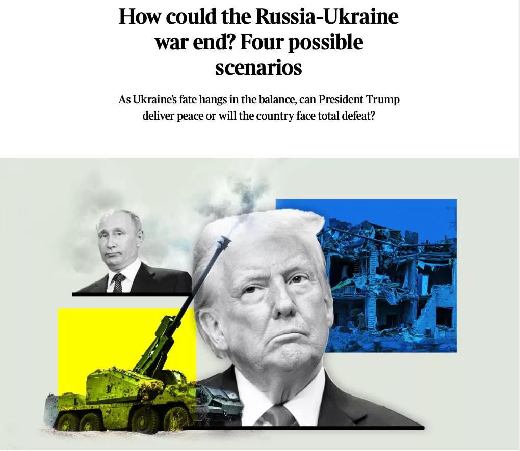 Четыре возможных сценария окончания конфликта на Украине — The Times