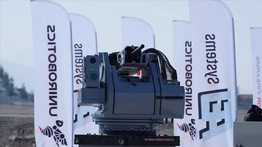 Турецкий антидроновый боевой модуль TRAKON, представленный компанией UNIROBOTICS