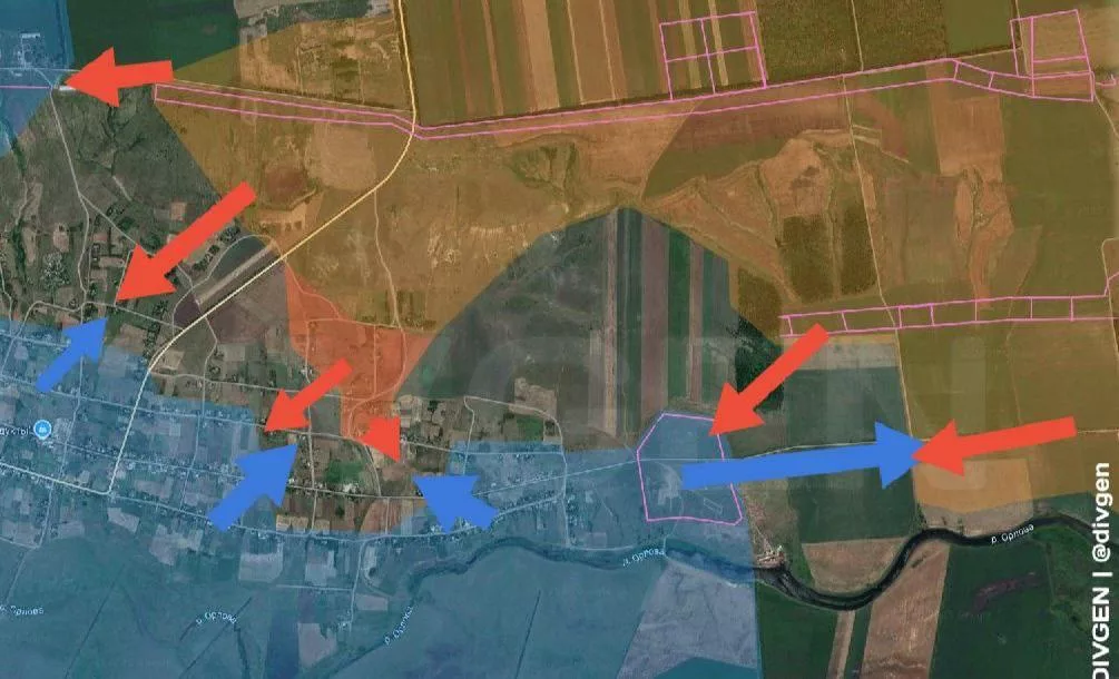 Богатырское направление. После взятия Великой Новосёлки наши подразделения в районе Нового Комара атакуют в направлении Новоочеретоватого и севернее в направлении балки, выходящей к Раздольному