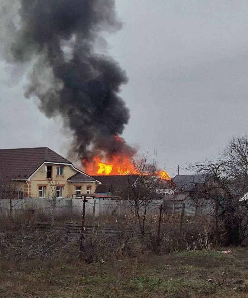 Противник нанес удары по н.п Коренево Курской области. О пострадавших информации нет