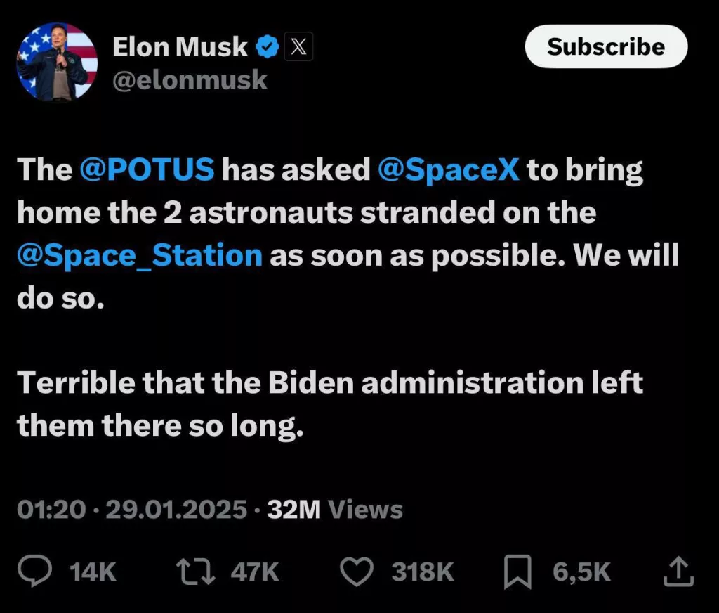 Американские астронавты, застрявшие на орбите, до сих пор не вернулись на Землю