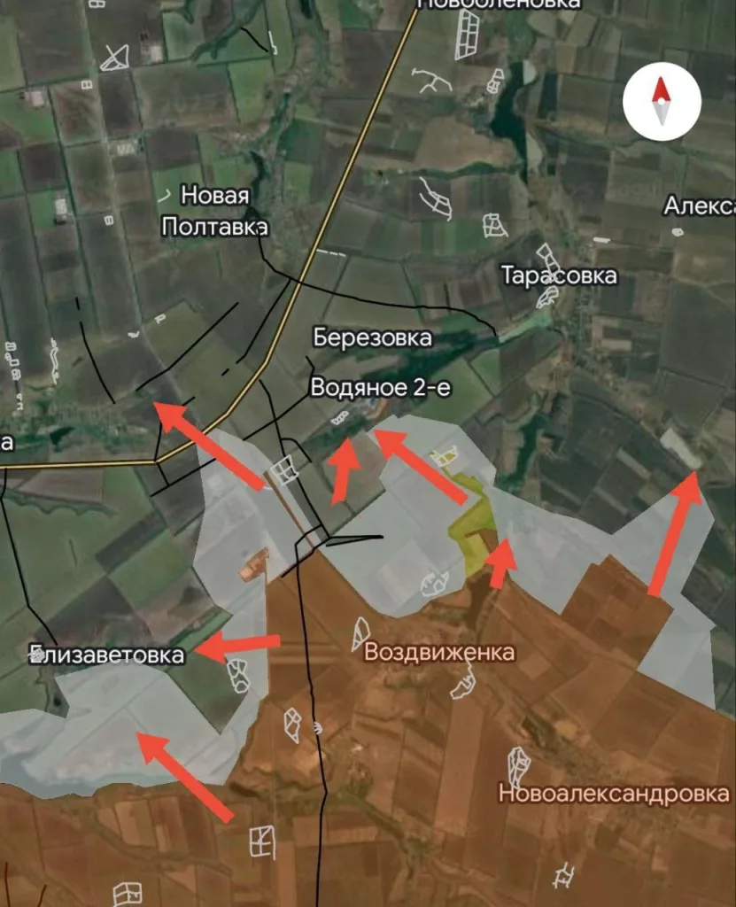 Покровское направление. Правый фланг