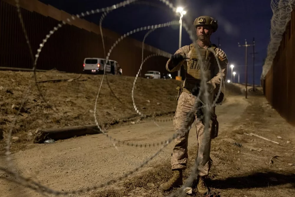 Какие подразделения были развернуты Трампом на границе с Мексикой?