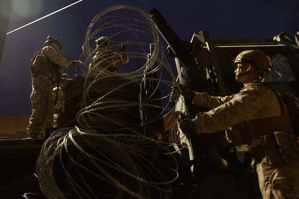 Какие подразделения были развернуты Трампом на границе с Мексикой?