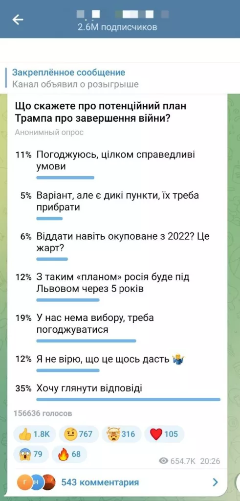 Что пишут в комментариях (автоперевод) на вражеских каналах о перспективах возможных переговоров