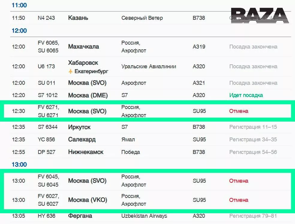 «Суперджеты» не могут взлетать из петербургского Пулково из-за сибирского антициклона. Всё дело в показателе минимальной барической высоты