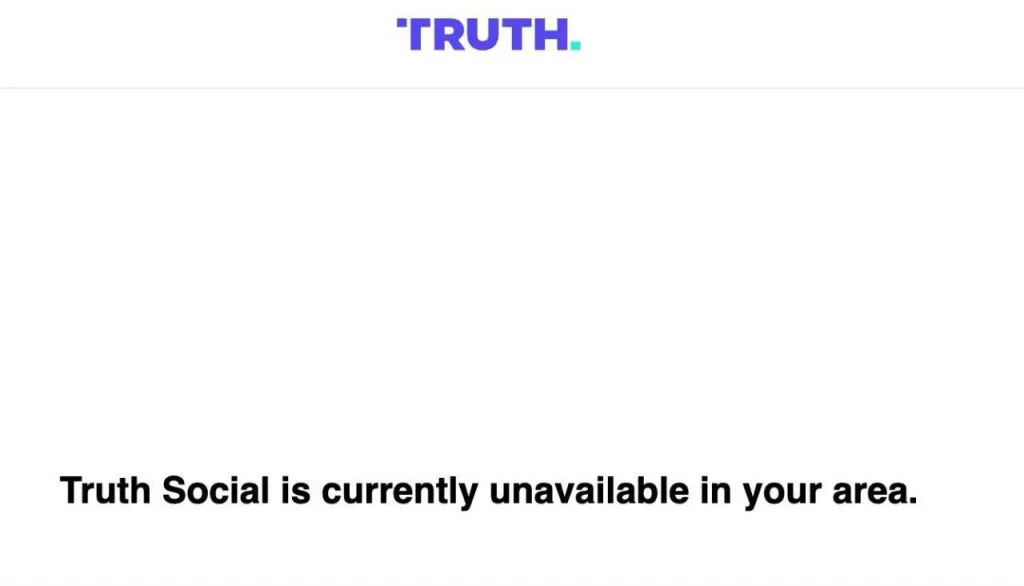 Сообщается о блокировке доступа к приложению Трампа "Truth" на Украине