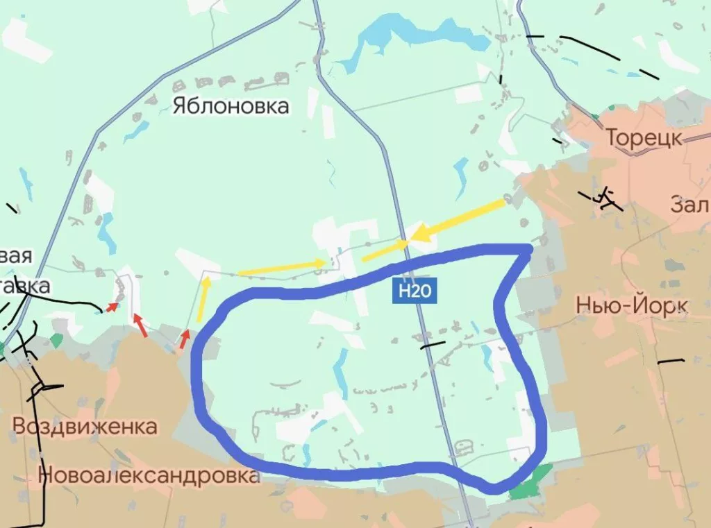Покровское (Красноармейское) направление. Правый фланг 20.02.2025