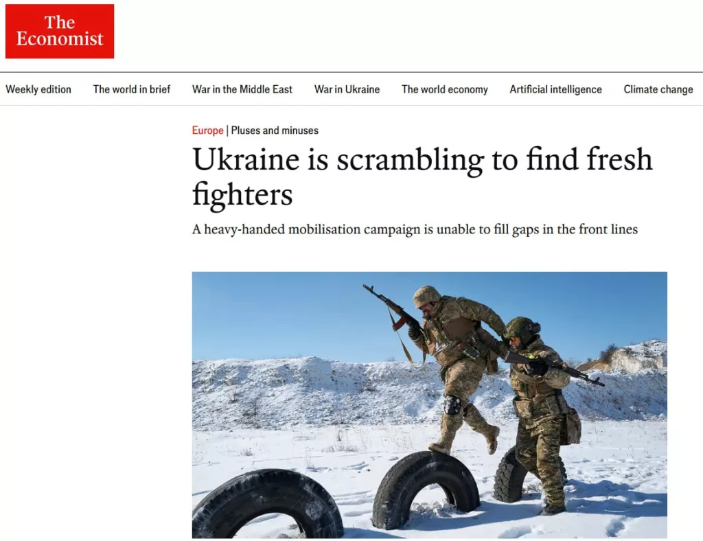 Зеленскому дали сигнал: гнать молодёжь на фронт или терять страну