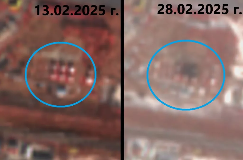 Вчера ночью в г. Борисполь Киевской области "Герани" посетили нефтебазу аэропорта "Борисполь"