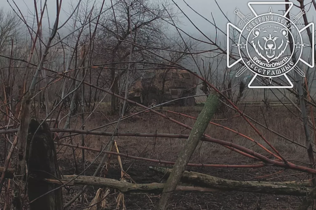 Уничтоженная вражеская техника в Суджанском приграничье