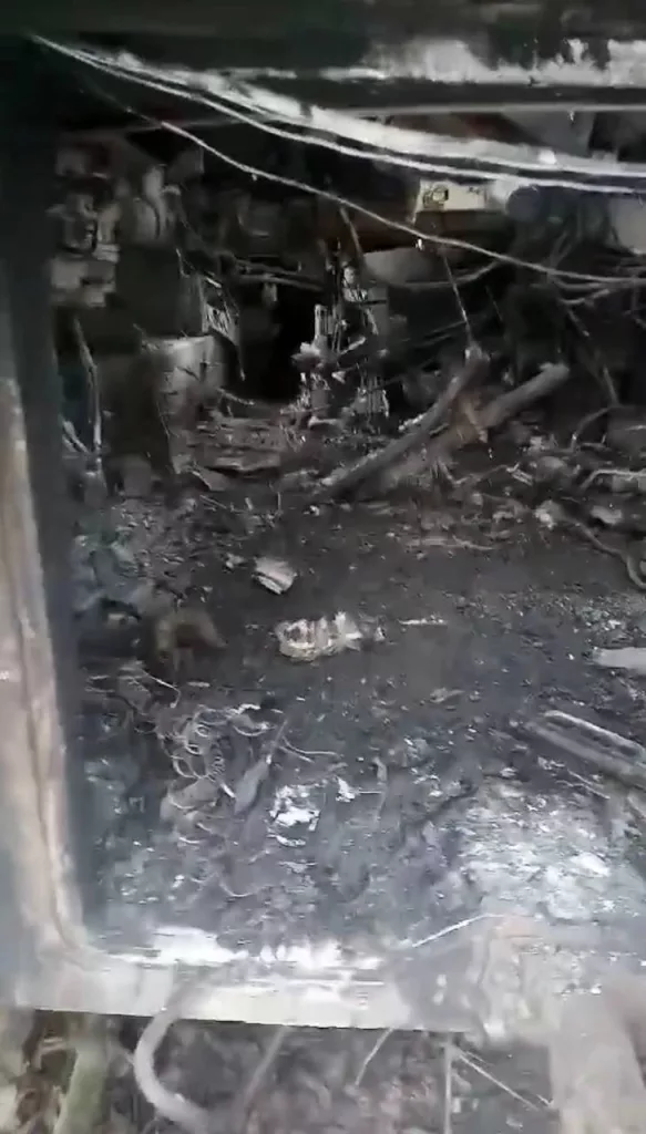 Уничтоженная на одном из участков фронта 155-мм САУ M109 ВСУ