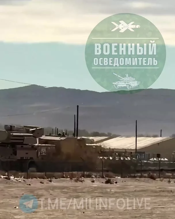 ЗРПК «Панцирь-С1Э» на территории Национального учебного центра Форт Ирвин в штате Калифорния