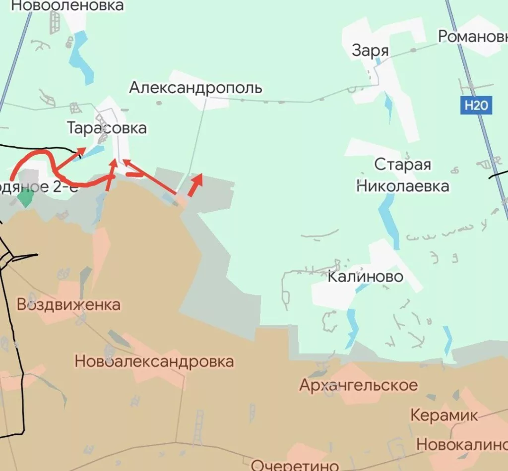 Покровское (Красноармейское) направление. Правый фланг 20.02.2025