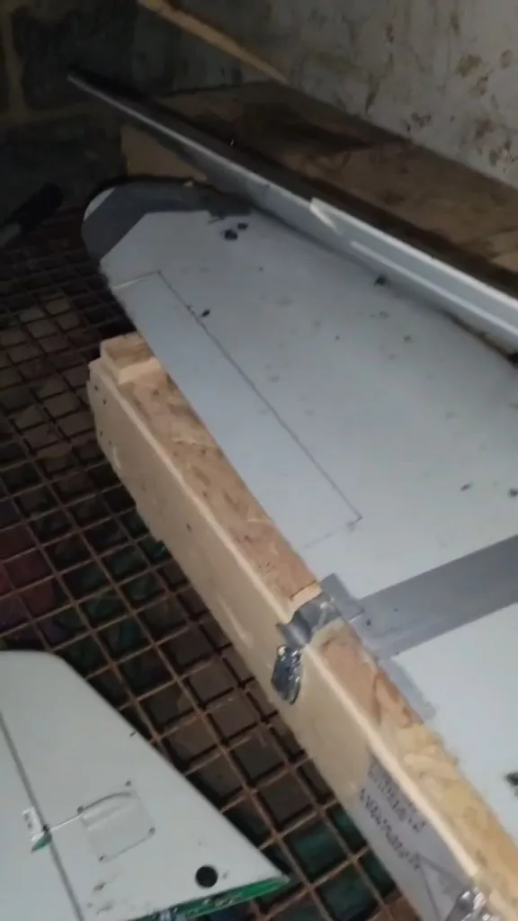 Сбитый БПЛА Лелека-100 ВСУ №2050 где-то на фронте