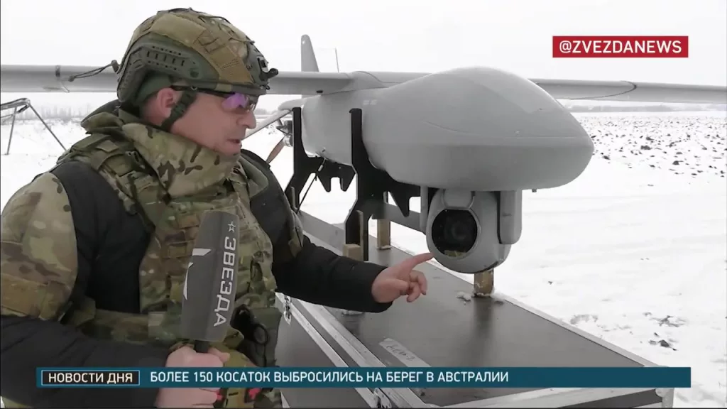 Расчёт разведывательных БПЛА «Мерлин-ВР» помогает корректировать огонь 130-мм артиллерийских орудий М-46 25-й общевойсковой армии на Краснолиманском направлении