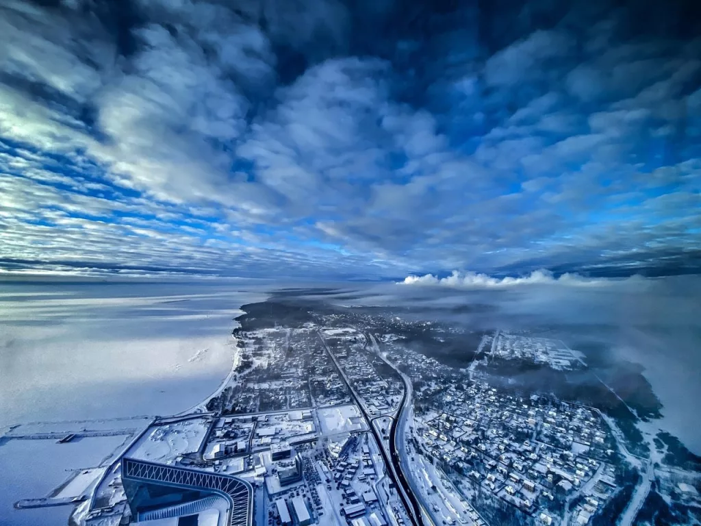 Питерский «Лахта Центр» открыл смотровую площадку для посетителей