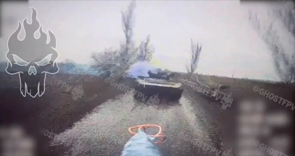 Подборка кадров поражения FPV-дронами двух 155-мм САУ «Богдана» на шасси Tatra Phoenix, БМП-1ТС с боевым модулем «Спис», 122-мм САУ «Гвоздика» и автотранспорта, а также ударов по позициям