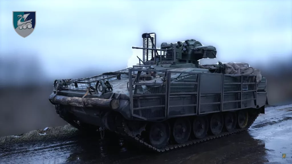 Танк M1A1SA Abrams, БТР Pbv 302 и БМП Marder 1A3 украинской армии в Курской области