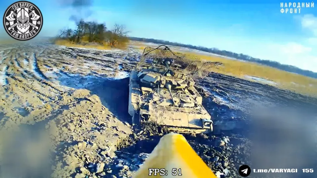 Поражение нескольких БМП M2A2 Bradley ODS-SA ударами FPV-дронов на оптоволокне (большинство с неясным результатом), а также пары HMMWV, бронетранспортера VAB и 105-мм гаубицы L119