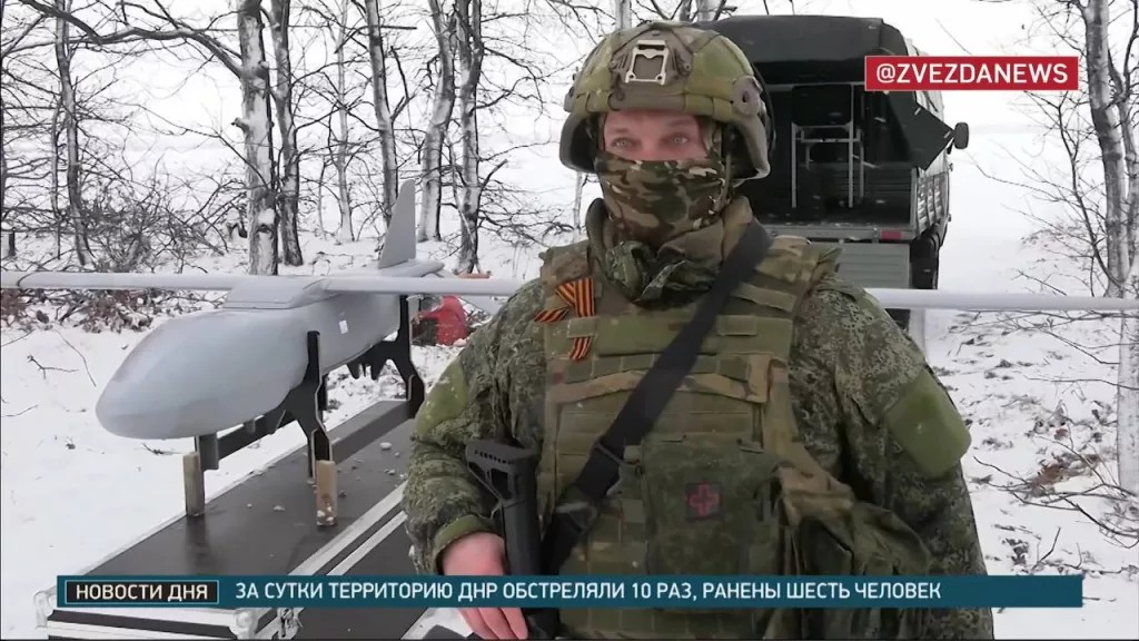 Расчёт разведывательных БПЛА «Мерлин-ВР» помогает корректировать огонь 130-мм артиллерийских орудий М-46 25-й общевойсковой армии на Краснолиманском направлении