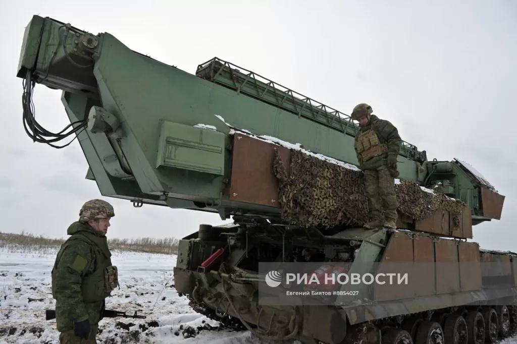 Боевое дежурство расчёта ЗРК 9К317 «Бук-М2» Центрального военного округа в ДНР