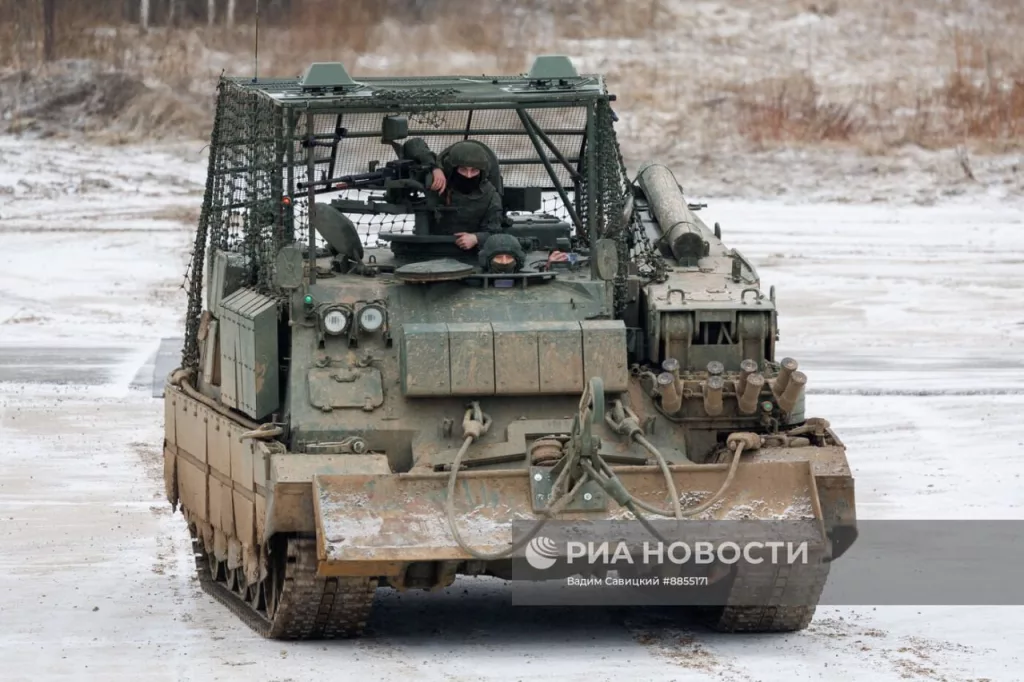 Модернизированная бронетехника на показе Главного автобронетанкового управления Минобороны РФ