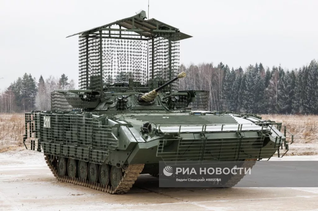 Модернизированная бронетехника на показе Главного автобронетанкового управления Минобороны РФ