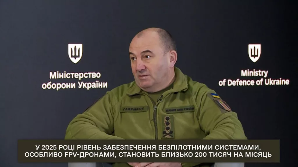 Около 200 тысяч FPV-дронов ежемесячно поступает в ВСУ — pаместитель министра обороны Украины Иван Гаврилюк