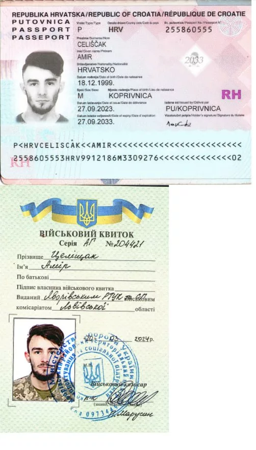Иностранные наемники в зоне СВО — не редкость. Вот документы турка, хорвата и португальца, недавно обнуленных бойцами группировки "Восток" на Южно-Донецком направлении