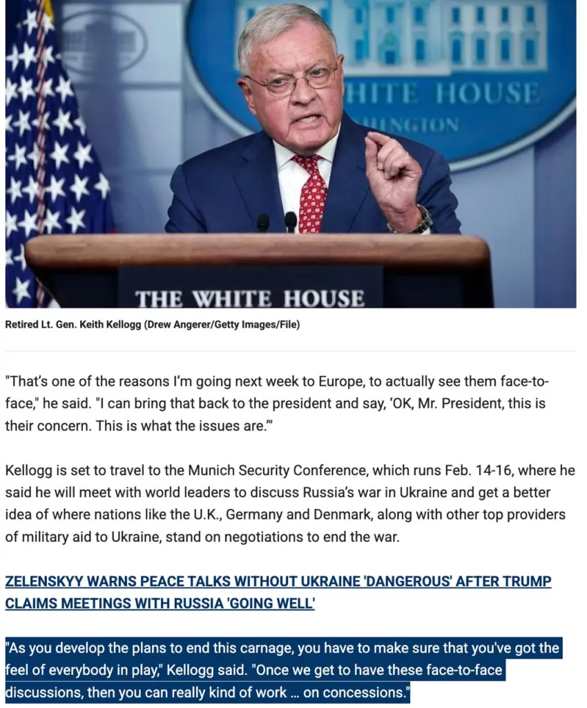 В Европе планируется «работа над уступками» по Украине, - спецпредставитель президента США Келлог