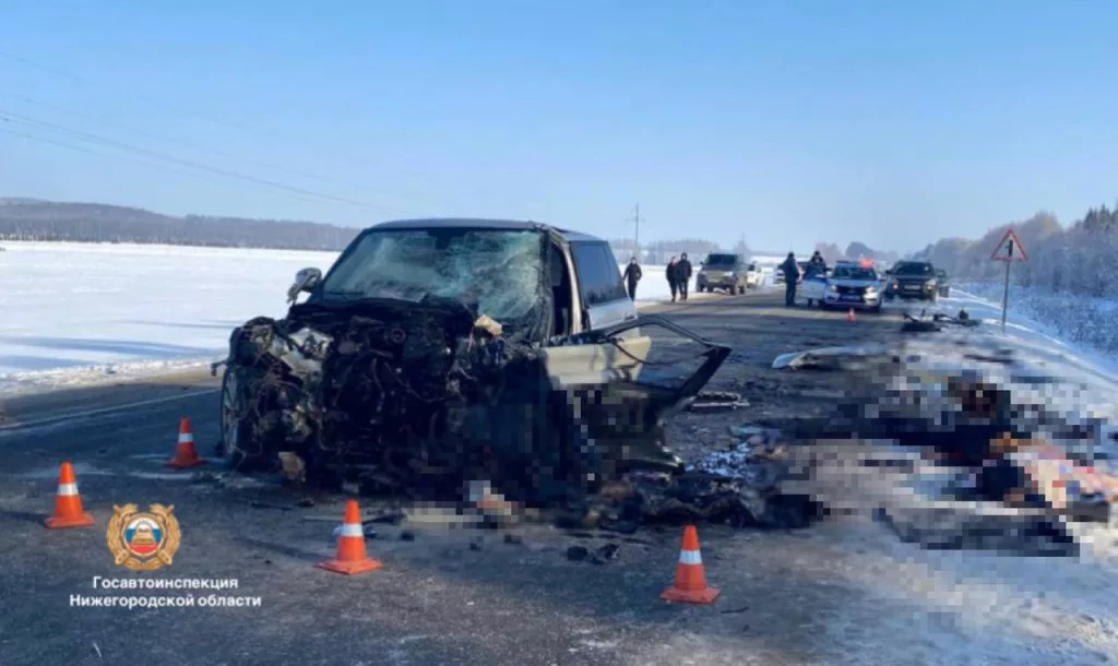 Страшно ДТП произошло в Нижегородской области, — на видео последние секунды перед лобовым тараном