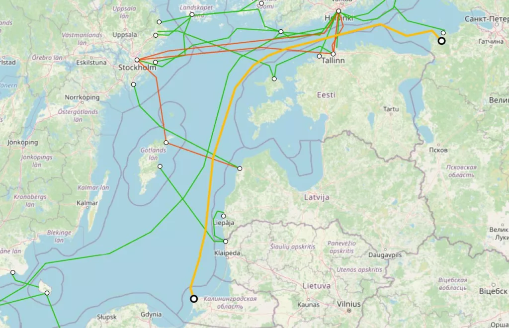 В Балтийском море в результате внешнего воздействия поврежден кабель «Ростелекома»