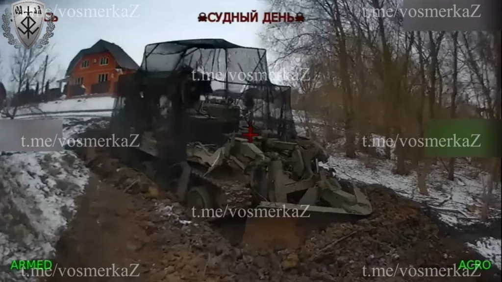 Масштабная подборка поражения украинской бронетехники в Курской области оптоволоконными дронами ВТ-40