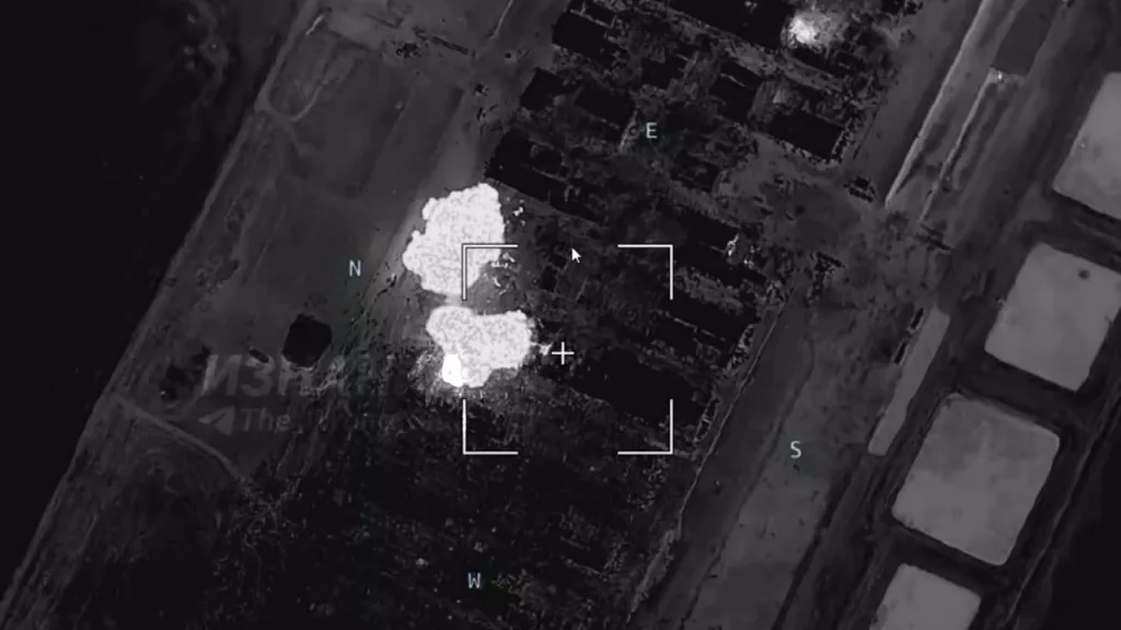 Череда ударов по свинокомплексу "Мираторг", используемому противником, между селом Лебедевка и хутором Никольский