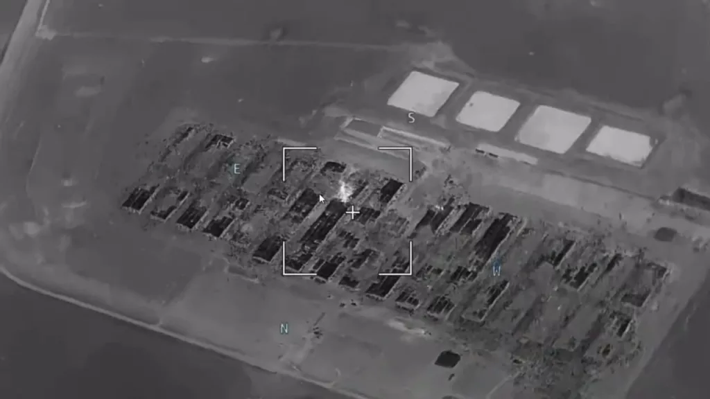 Череда ударов по свинокомплексу "Мираторг", используемому противником, между селом Лебедевка и хутором Никольский