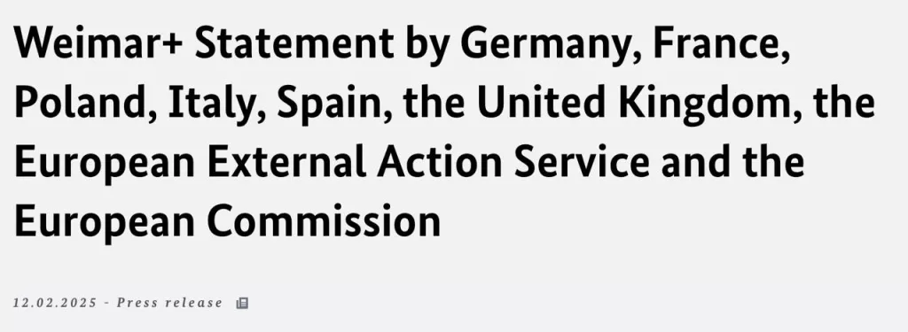 Европа требует у Трампа место за столом переговоров по Украине