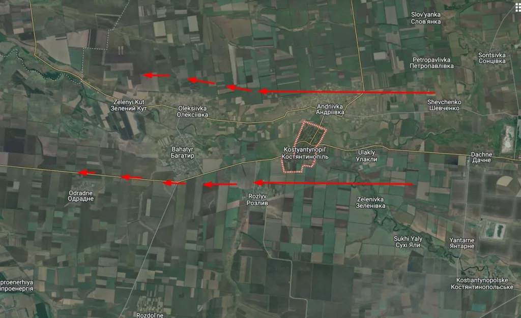 Ряд украинских источников сообщает, что российская армия, вероятно, не будет напрямую заходить в деревни и сёла западнее Курахово