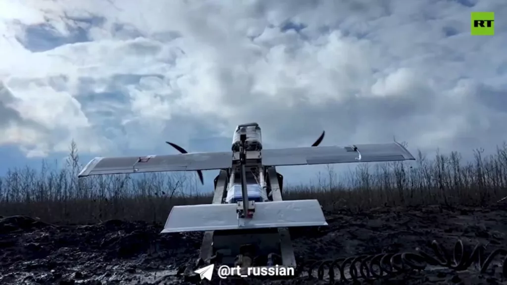 Термобарические гранаты РПО-А «Шмель» в качестве боевой части дрона-камикадзе самолетного типа «Молния-2»