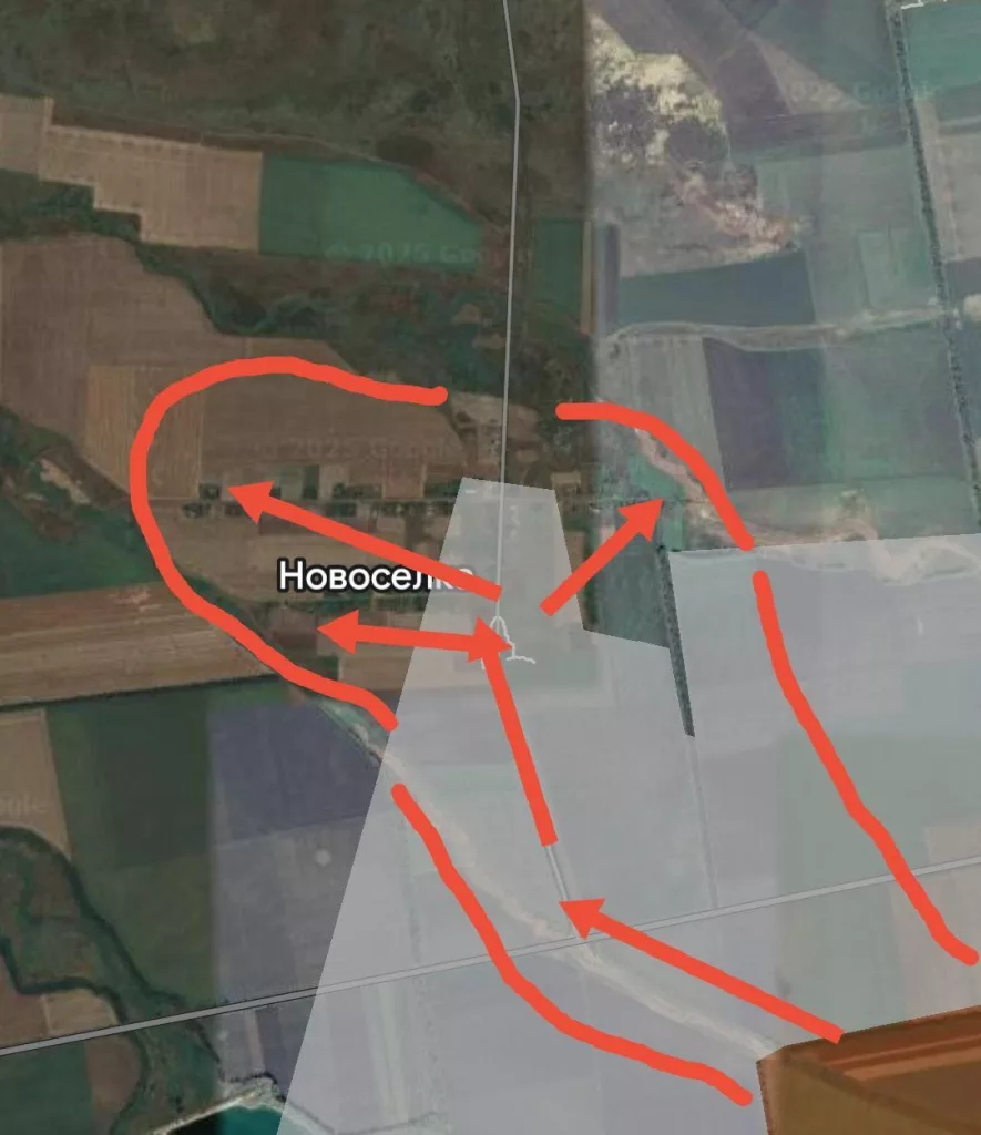 Новопавловское направление. Подразделения ГрВ "Восток" взяли под контроль Новосёлку