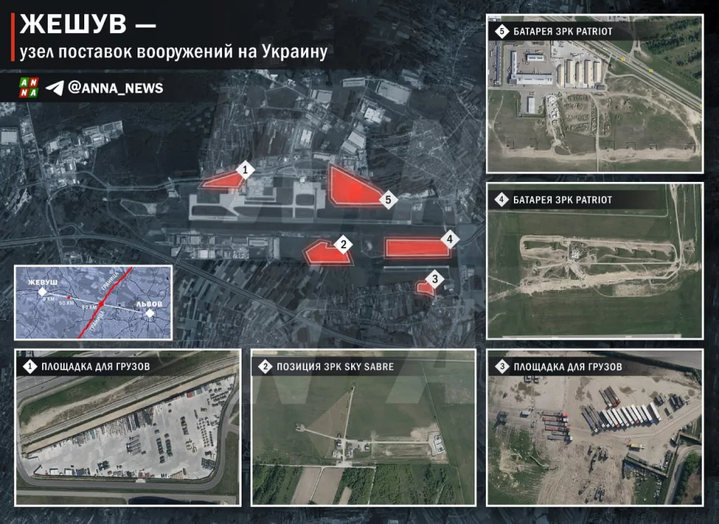 Жешув — узел поставок вооружений на Украину