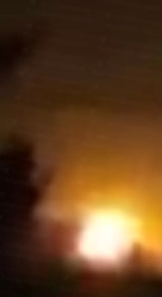 Массовая атака дронов на Одессу