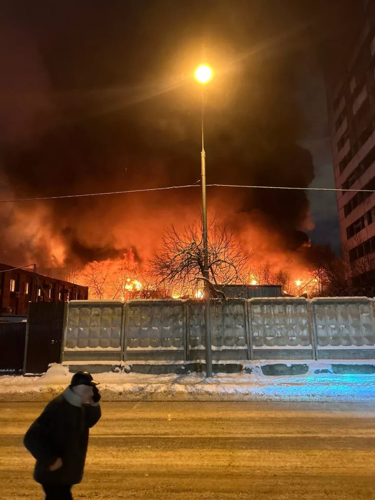 Пожар произошел в Институте вычислительной техники в Москве