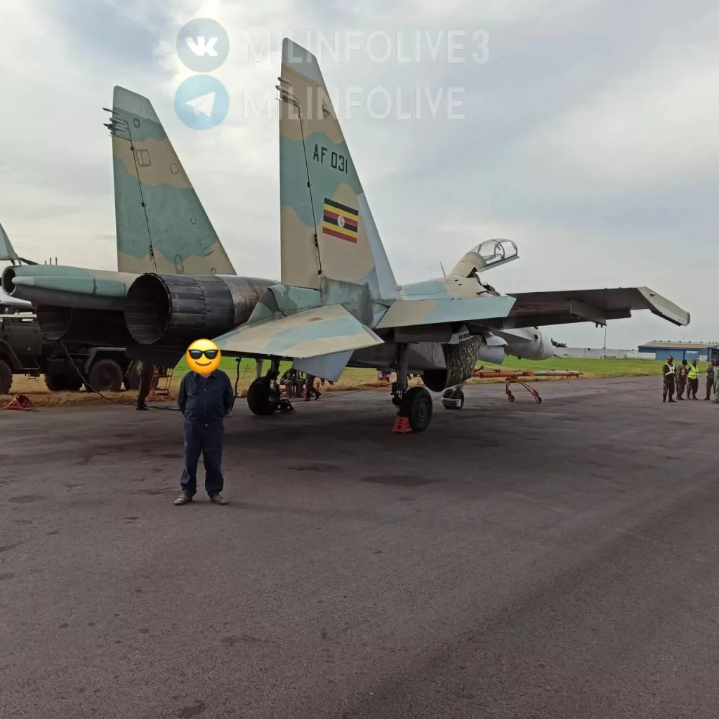 Многоцелевой истребитель Су-30МК2 (б.н AF 031) ВВС Уганды. Энтеббе, Наши дни