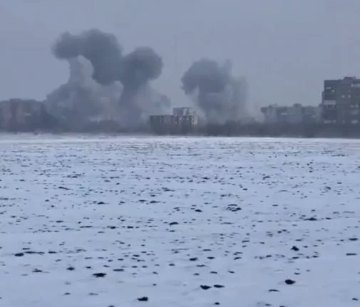 В районе г. Константиновка утром прилетело много раз