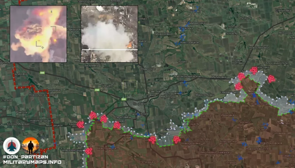 Покровское направление: последовательное разрушение обороны ВСУ и продвижение российских войск