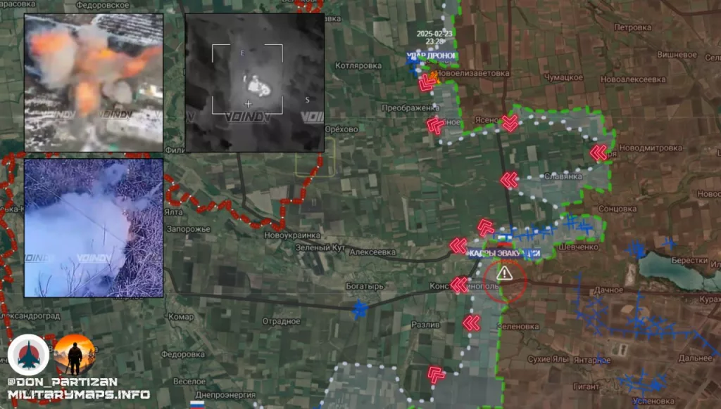 Южно-Донецкое направление: углубление наступления и разрушение обороны ВСУ