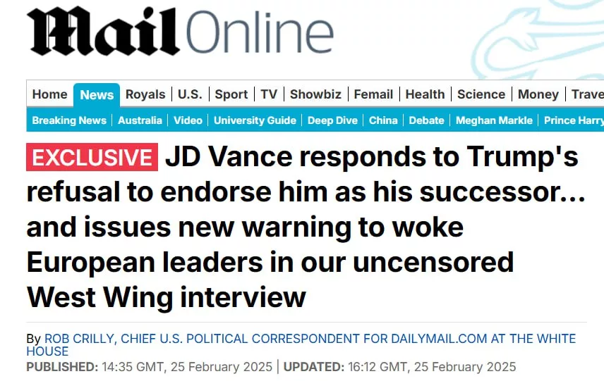 Вице-президент США сообщил о нежелании Зеленского завершать конфликт