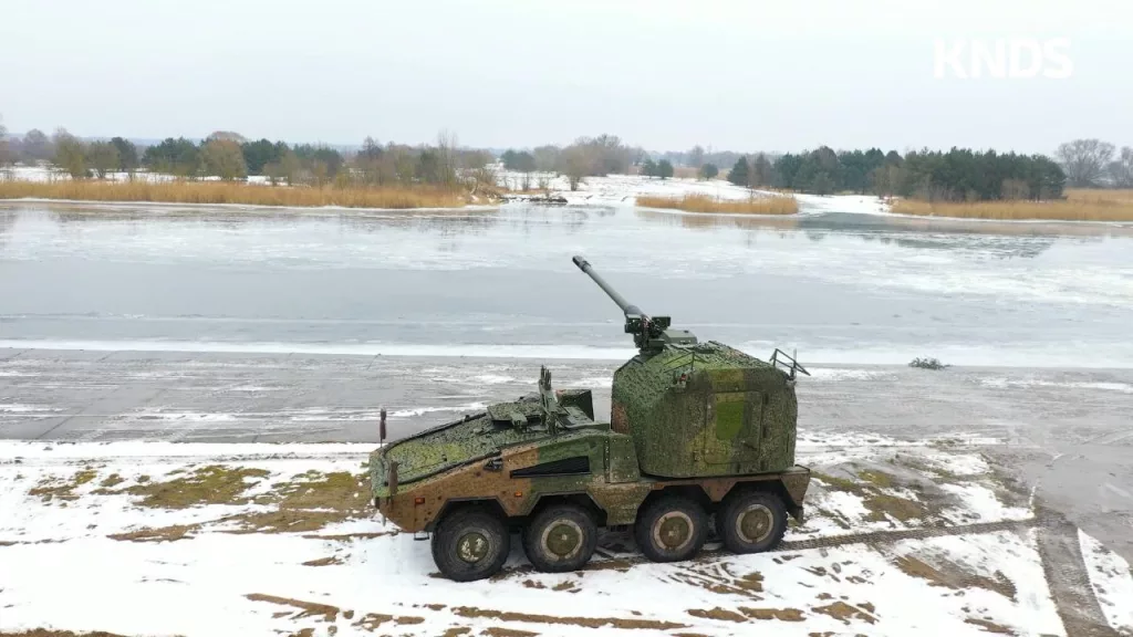 Процесс изготовления башен для 155-мм колесных САУ RCH 155, поставляемых Украине, на предприятии концерна KNDS в немецком Касселе