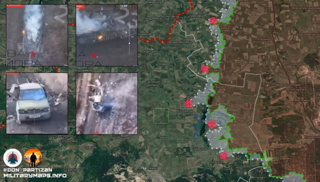Краснолиманское направление: усиление боёв и расширение зоны контроля ВС РФ